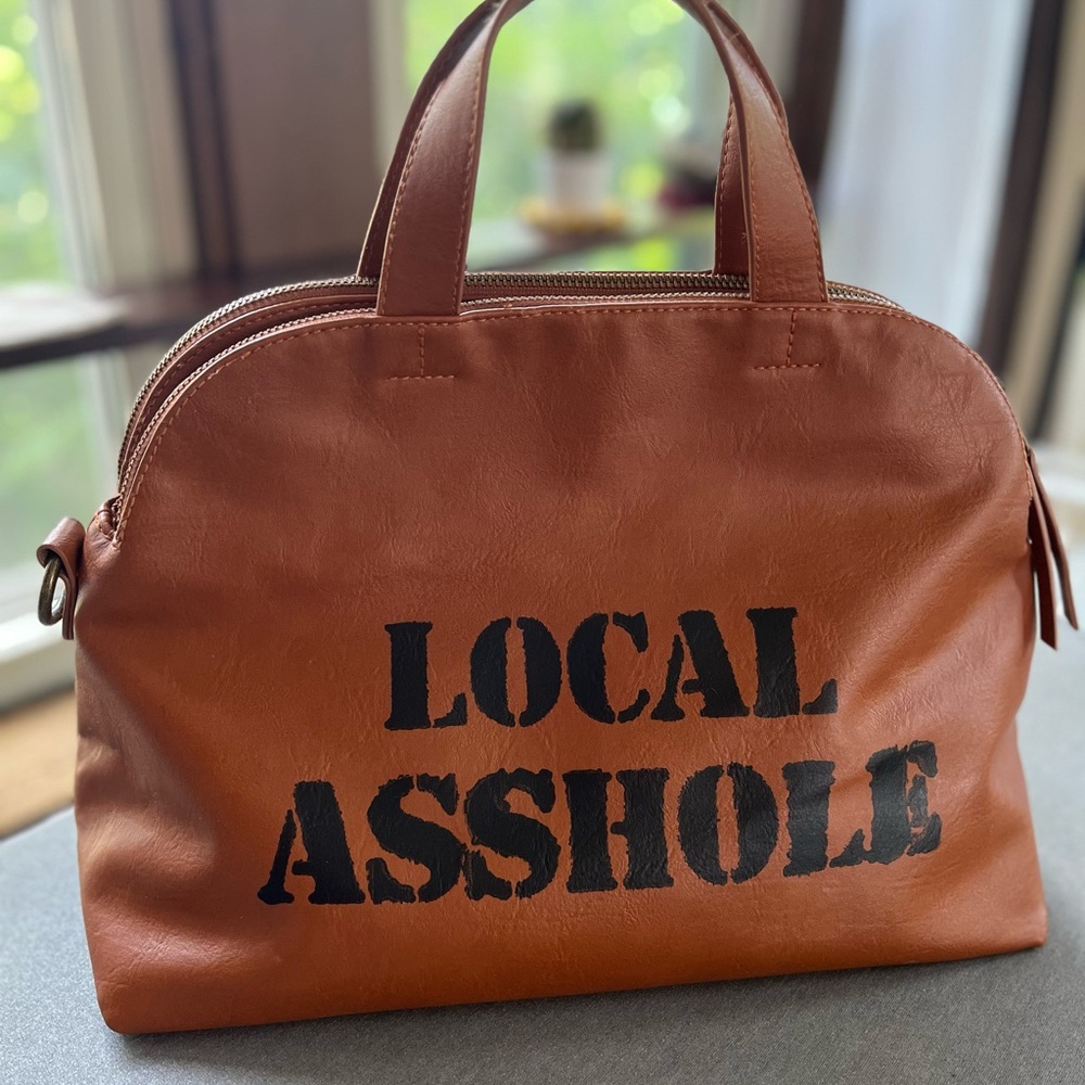 Leather Bag w/ Punk Rock Vibe